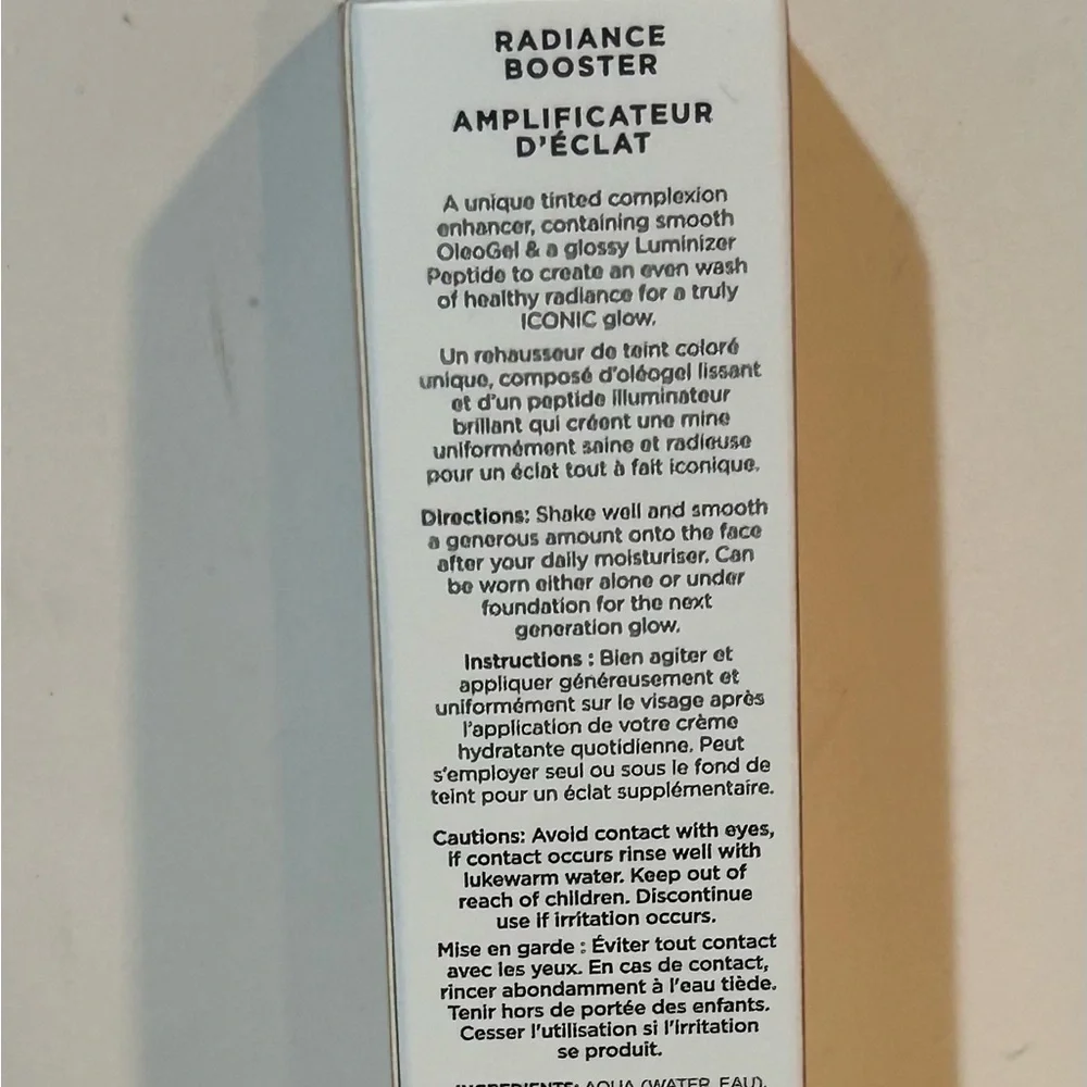 ICONIC London Radiance Booster Amplificateur D’eclat NIB